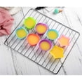 thumbnail image 4 of 48 Pack Silicone Cupcake Liners Reusable Baking Cups Nonstick Easy Clean Pastry Muffin Molds Moulds for Christmas Party, 4 Shapes random color, 4 of 8