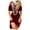 Red Womens Summer Dress, variant on USSUMA Sundresses for Women Casual Summer Women Cold Shoulder Summer Dress Casual Short Sleeve Sundress Ethnic Print Beach Party African Midi Dresses