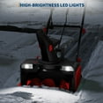 thumbnail image 2 of 20-Inch Electric Snow Blower with Cord - 180° Rotating Chute Throws Snow Up to 25FT, Clears 12-Inch Deep Snow on Driveways & Walkways, Includes 2 LED Lights, 2 of 6