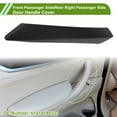 thumbnail image 2 of Cubierta de tirador de panel de puerta del lado del pasajero delantero y del lado del pasajero trasero derecho para BMW Z4 2009-2016 No.51419186731 Negro ABS 1 Pc, 2 of 6