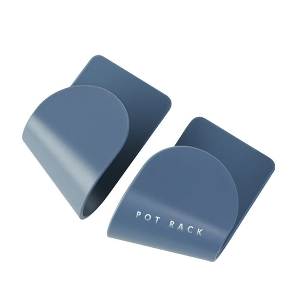 Rejilla de almacenamiento para pared Fiudx Accesorio de cocina con tapa de olla y sartén sin perforar