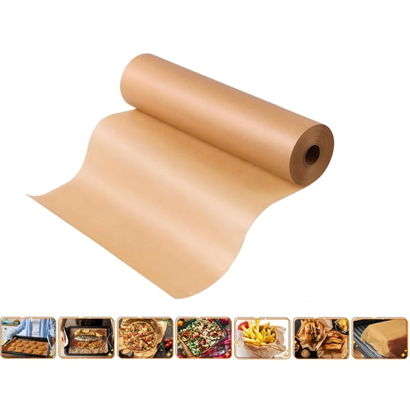 HuiJuMei Baking Non-Stick Parchment Paper Rolls, Unbleached Parchment Paper for Baking, Cooking, Grilling, Steaming and Air Fryer 12in x 66ft