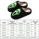 thumbnail image 2 of Zapatillas de felpa con diseño de esqueleto de Halloween, zapatillas con punta cerrada para dormitorio interior y exterior, 2 of 9