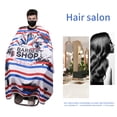 thumbnail image 3 of Cape de Coupe de Cheveux Simple et à la Mode Imperméable Réglable avec Brosse à Cou Accessoires de Coupe de Cheveux en Fibre Douce, 3 of 8