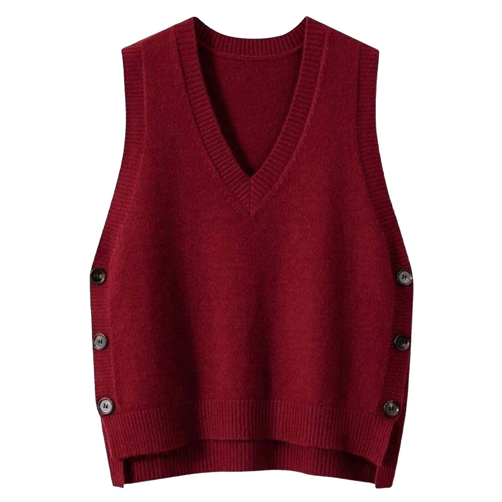 Female sweater vest best sale