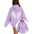 thumbnail image 6 of Kiijoy Girls Graphic Hoodie Casual Wing Print Long Sleeve Hooded Sweatshirt, Sizes 1-13, 6 of 6