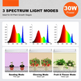thumbnail image 7 of Plant Stand with Grow Light, 6-Tier Tall Plant Shelf, 150W Full Spectrum LED, Timer, Wheels - Seed Starting Indoor Plants, 7 of 7