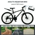 thumbnail image 3 of 26" Mountain Bike for Men/Women, 24 Speed Shimano Twist Shifting, Front Suspension, Comfort Saddle Red/White/Blue/Green, 3 of 11