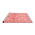 thumbnail image 2 of Ahgly Company Machine Washable Indoor Square Oriental Red Traditional Area Rugs, 4' Square, 2 of 4