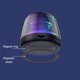 thumbnail image 3 of Altavoz de bolsillo Cateissary con luz ambiental RGB 5W minialtavoz blanco, 3 of 6