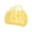 Yellow, variant on 10"x 4.2"x 8.7" Small Jelly Bags - Reusable Gift Basket | Beach Bag, Bridal, Easter Basket For Women Men