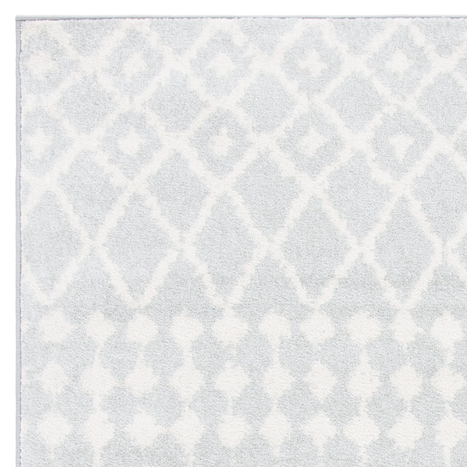 SAFAVIEH Mercer Phoebe Boho Geometric Area Rug, Light Grey/Cream, 4' x 6'