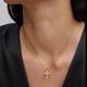 thumbnail image 4 of Collar Kendra Scott Cruz con Cristal Baño de Oro 14K, 4 of 4
