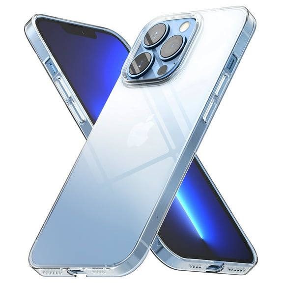 Ringke for iPhone 13 Pro Max [Slim] Lightweight Thin Soft Heavy Duty Shockproof Transparent- Clear