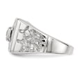 thumbnail image 3 of 925 Sterling Silver Men's Cubic Zirconia Ring, 3 of 5