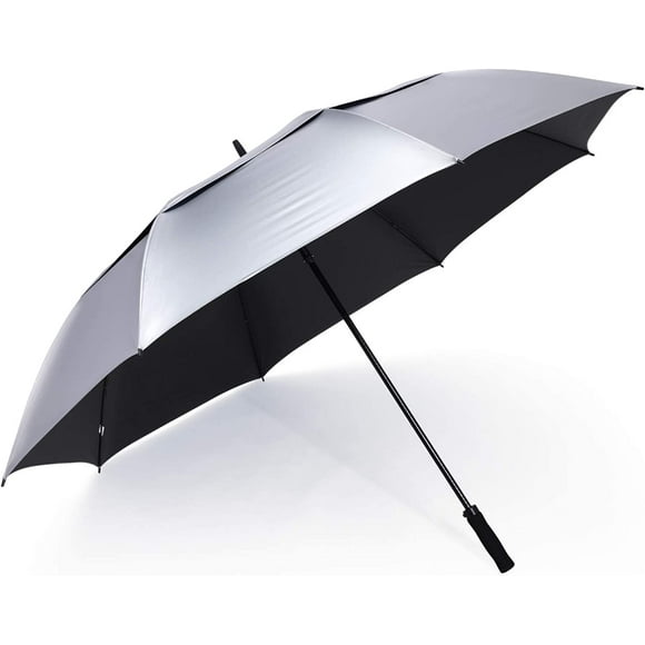 G4Free 72 Inch Huge Golf Umbrella UV Protection Auto Open Windproof Umbrella Oversized Extra Large Vented Double Canopy