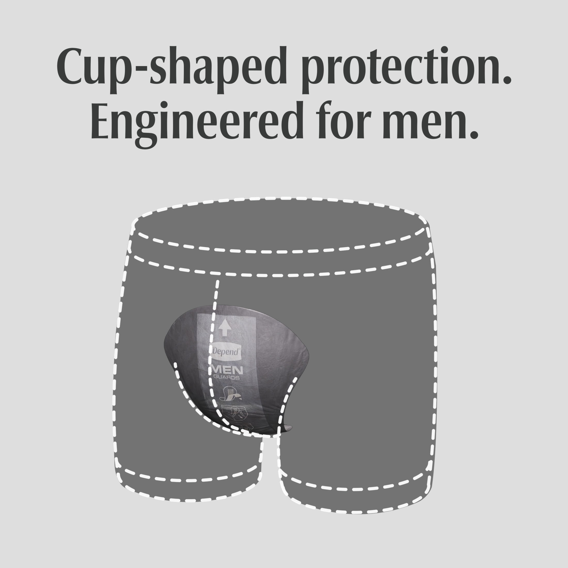 Depend Guards Incontinence Pads for Men, Maximum Absorbency, 52 Count