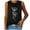 Black, variant on Long Skirts for Women Summer, T Shirts for Women Fashion, Women's Summer Casual Fashion Printing Loose Round Neck Sleeveless