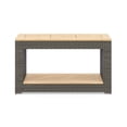 thumbnail image 3 of Homestyles Boca Raton Rattan Outdoor Sofa Table in Brown, 3 of 4