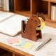 thumbnail image 1 of Dispensador de cinta de madera | Cortador y organizador de cinta con forma de mascota para escritorio | Soporte compacto para cinta adhesiva para oficina, escuela y hogar, 1 of 6