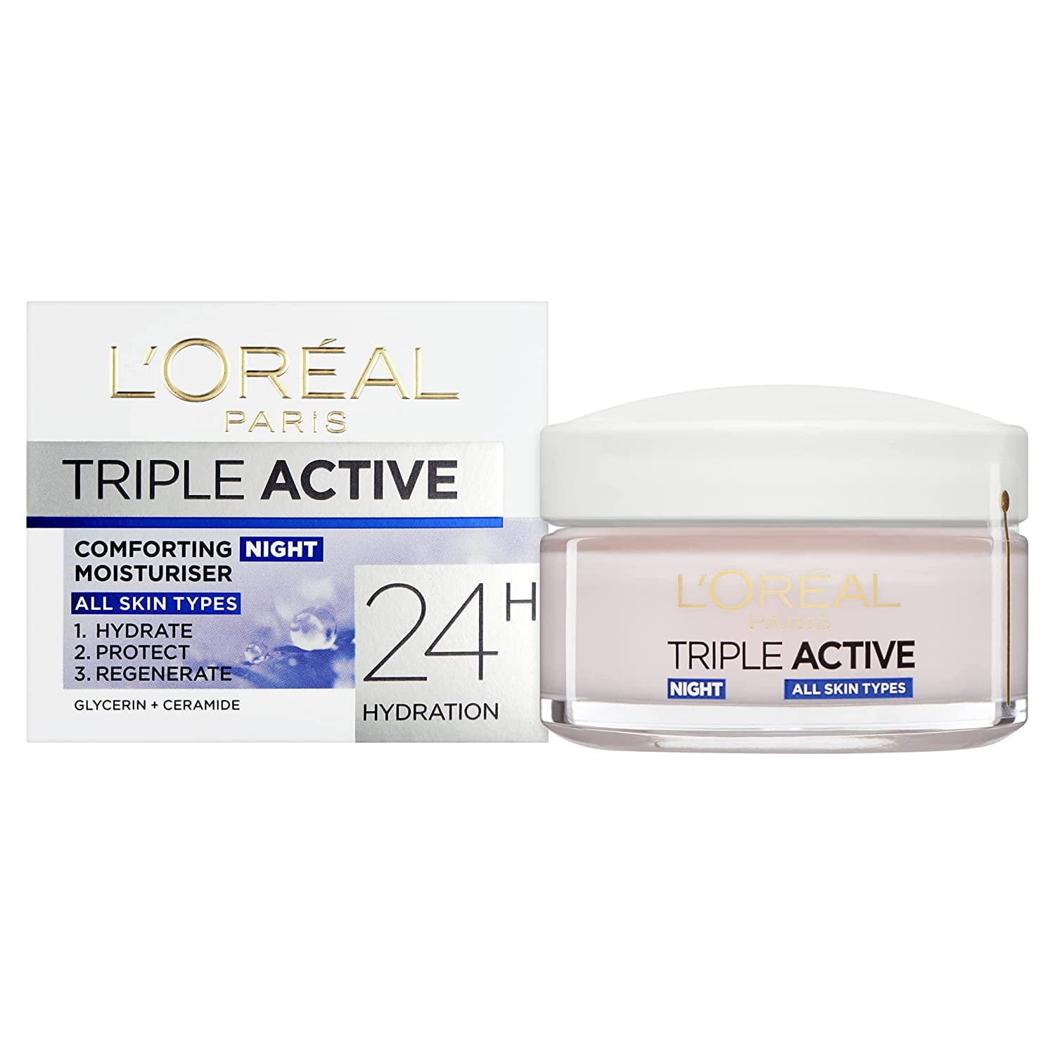 Loréal Paris Triple Active Night Cream (50Ml) - Walmart.com