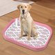 thumbnail image 5 of Inodoro para perros, bandeja para orinal para cachorros, bandeja para orinal, bandeja para arena desmontable para mascotas Rosa Blanco, 5 of 8