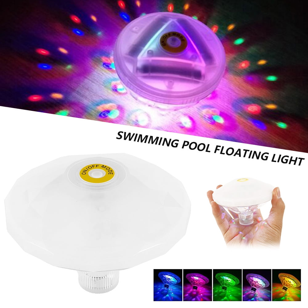 LED Underwater Spa Light Submersible Floating Pool Pond Bathroom Tub Lamp Colors 