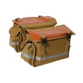 thumbnail image 1 of Siruishop Bike Pannier Double Pannier Multifunctional Bike Bags for Rear Rack for Shopping Dark Brown, 1 of 8