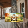 thumbnail image 4 of Hello Fall Autumn Maine Coon Pumpkins Pickup Truck Landscape Wood Sign Cat Lover Kitten Owner Gifts Hanging Wall Home Decor - 13011, 4 of 5