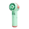 thumbnail image 2 of Bewildely Mini ventilador portátil para exteriores, rociador de niebla sin hojas, ajuste de velocidad de 3 niveles, ventilador eléctrico USB portátil Electrodomésticos verde Bewildely HA004989-02B, 2 of 6
