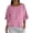 Pink, variant on AKOEE Cotton Linen Summer Tops Womens Short Sleeve Loose Casual Beach Crewneck T-shirts with Ruffle Detail (2XL, Sky Blue)