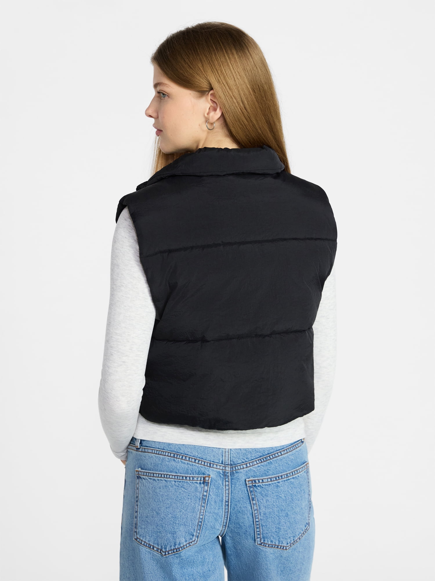 No Boundaries, Puffer Vest, 2XL/3XL, Black