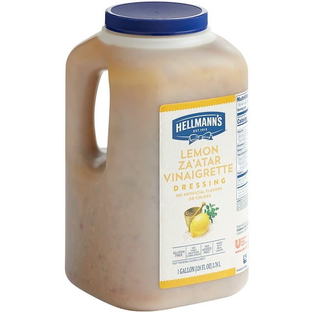 Hellmann's Vinaigrette Citron Za'atar 1 Gallon - 4/caisse