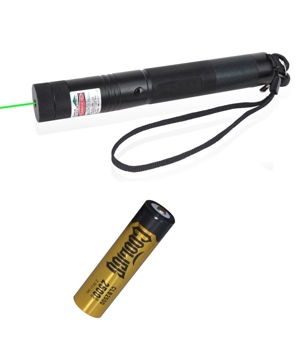 1mW Green Lazer Pens Laser Pointer 532nm Beam Boxed Zoom 18650 Battery Charger 