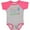 Baseball Heather and Hot Pink, variant on Inktastic Future Wrestler Wrestling Boys Baby Bodysuit