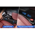 thumbnail image 4 of Car Seat Gap Filler, Seat Side Gap Filler with Organizer, 2 in1 Seat Crevice Blocker, Universal Fit Car SUV Truck Fill The Gap Between Seat & Console 2 Pack, 4 of 20
