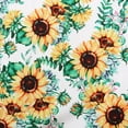 thumbnail image 6 of Zwiiyzr Toddler Kids Boys Girls Summer Cute Flower Print Lacing Romper Jumpsuit Baby Clothes Yellow 1 Years, 6 of 9