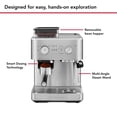 thumbnail image 3 of KitchenAid Cafetera espresso semiautomática con molinillo de rebabas, 2,5 L, acero inoxidable cepillado, KES6551SX, 3 of 5