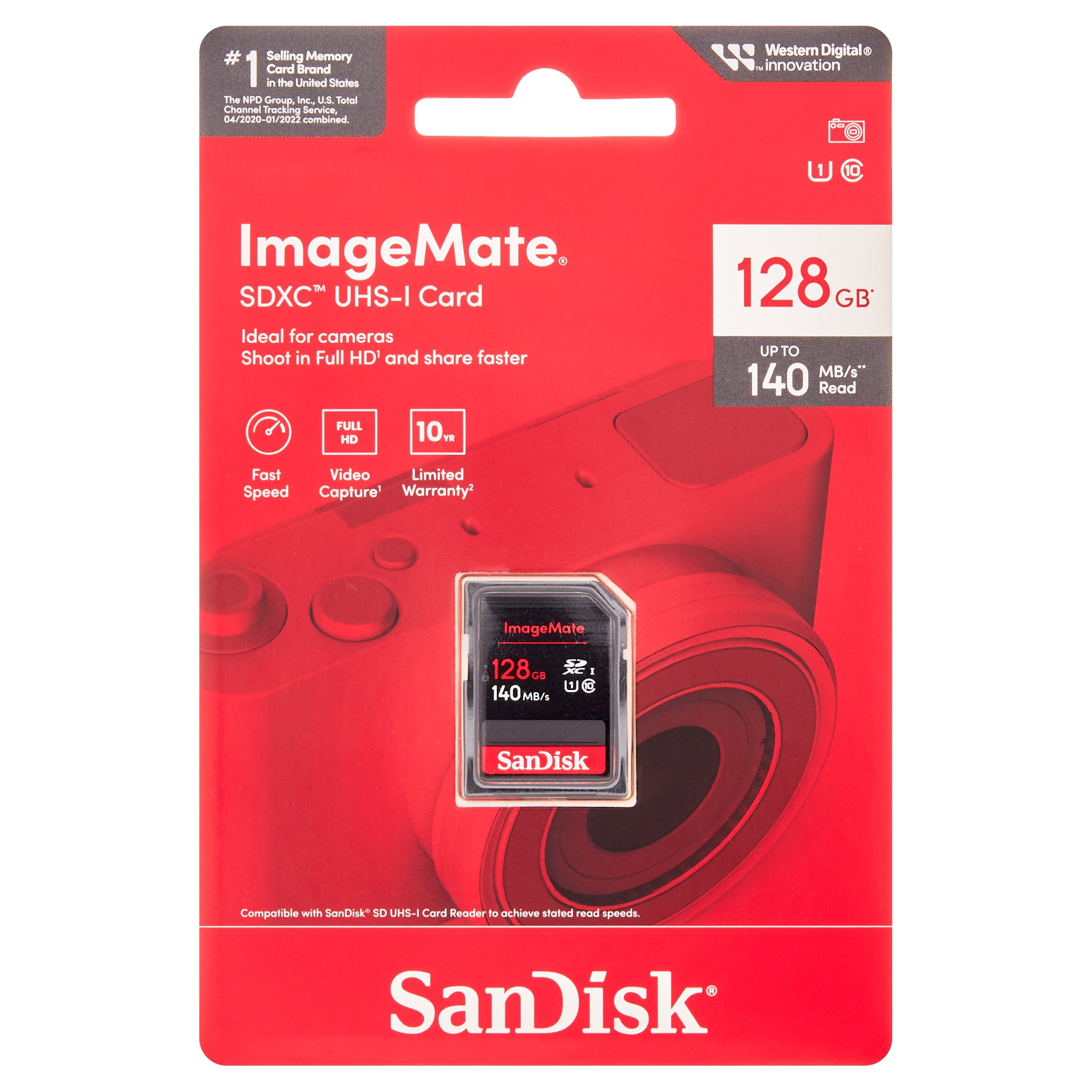 SanDisk ImageMate 128GB SDXC Flash Memory Card