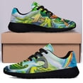 thumbnail image 3 of Irish St Patrick's Day Leprechaun Spring Shamrock Shoes Sneakers Black Size 4, 3 of 7