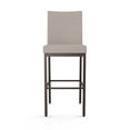 thumbnail image 2 of Amisco Perry 30 In. Bar Stool - Cream Faux Leather / Dark Brown Metal, 2 of 9