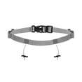 thumbnail image 4 of harper Adjustable Race Number Belt with Bib Holder Versatile Triathlon Running Belt for grey, 4 of 9