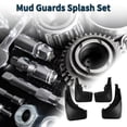 thumbnail image 2 of Unique Bargains Mud Flaps Splash Guards for Mercedes Benz GLE (WIth Pedal) 2020-2023 High Configuration W/Mount Accessories Mud Guards Front and Rear 1 Set, 2 of 6