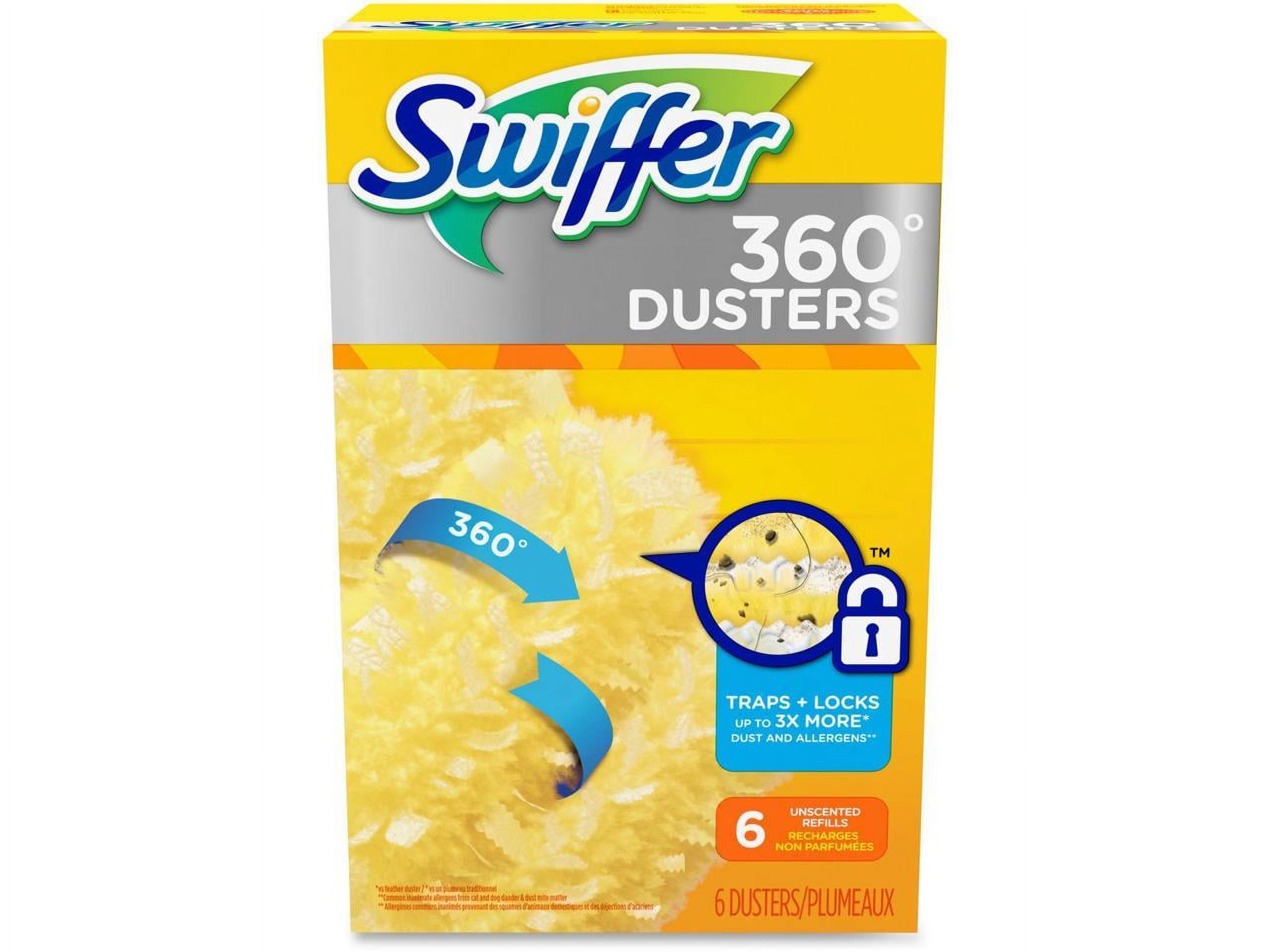 Swiffer Heavy Duty Duster, Refills, 6 Count, Yellow, Unscented - image 4 of 9