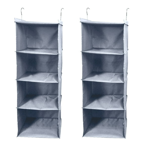 Effortless Organization, Hanging Closet Organizer With Easy Install And Separable Shelves For Customized Storage Solutions