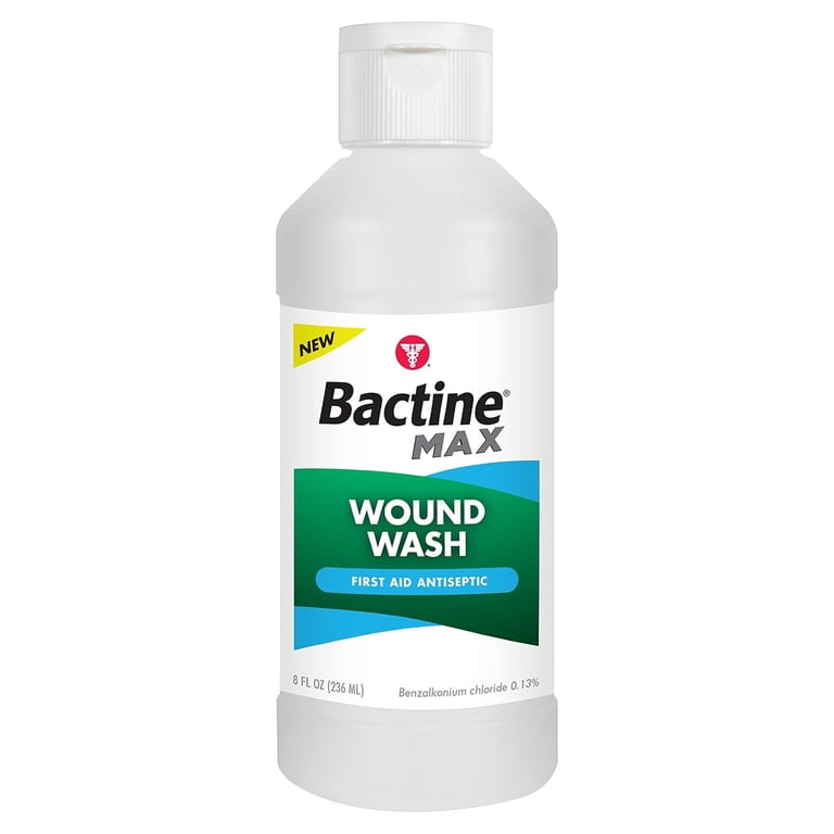 Bactine Max First Aid Wound Wash Antiseptic, 8 fl oz photo 2