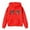 X1 Red, variant on Ticikt Girls Print Bow Round Neck Long Sleeve Cropped Hoodie for Fall Winter,Red