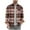 #018 Pink, variant on Felirenzacia Men’s Plaid Flannel Button Down Shirt, Long Sleeve Soft Brushed Cotton Casual Workwear Top with Chest Pocket, Gray,S