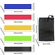 thumbnail image 3 of Juego de bandas de resistencia TPE para fitness | Anillos de tracción multifuncionales de 5 piezas para yoga, sentadillas, caderas, ejercicio de cuerpo completo | Multicolor | 18x13x5cm | Incluye, 3 of 6