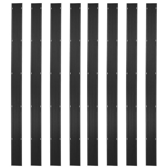 Black Ice 7' x 10" Snowmobile Trailer Ski Guides for Friction-Free Loading, 8 Pack